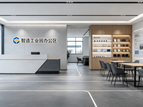 胶州办公室设计-工业园厂房办公区装修：功能划分与舒适办公环境的融合设计